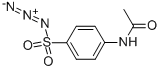 4-Acetamidobenzenesulfonyl azide 구조식 이미지