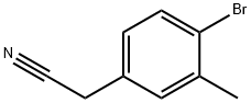 2-(4-бром-3-метилфенил)ацетонитрил структурированное изображение