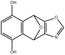 4,9-Epoxynaphth[2,3-d]oxazole-5,8-diol, 4,9-dihydro- (9CI) 구조식 이미지