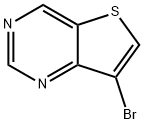 7-bromothieno[3,2-d]pyrimidine 구조식 이미지