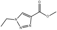 1H-1,2,3-Triazole-4-carboxylicacid,1-ethyl-,methylester(9CI) 구조식 이미지