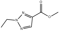 2H-1,2,3-Triazole-4-carboxylicacid,2-ethyl-,methylester(9CI) Structure