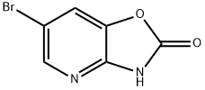 6-BROMO-3H-OXAZOLO[4,5-B]PYRIDIN-2-ONE
 구조식 이미지