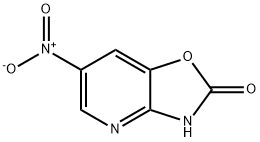 6-니트로옥사졸로[4,5-b]피리딘-2(3H)-온 구조식 이미지
