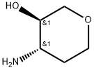 트랜스-4-AMinotetrahydropyran-3-ol 구조식 이미지