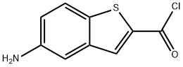 벤조[b]티오펜-2-카르보닐클로라이드,5-아미노-(9CI) 구조식 이미지