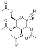 2,3,4,6-TETRA-O-ACETYL-1-DEOXY-1-FLUORO-ALPHA-D-GALACTOPYRANOSYL시안화물 구조식 이미지