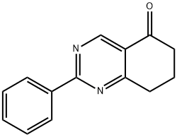 2-페닐-5,6,7,8-테트라히드로퀴나졸린-5-온 구조식 이미지