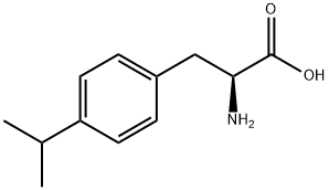 (S)-2-Amino-3-(4-isopropyl-phenyl)propionic acid 구조식 이미지