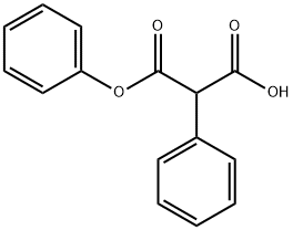 phenyl hydrogen phenylmalonate 구조식 이미지