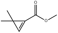 1-사이클로프로펜-1-카복실산,3,3-디메틸-,메틸에스테르(8CI,9CI) 구조식 이미지
