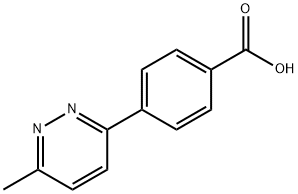 4-(6-Methylpyridazin-3-yl)benzoic acid Structure