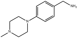 4-(4-Methylpiperazino)benzylamine 구조식 이미지