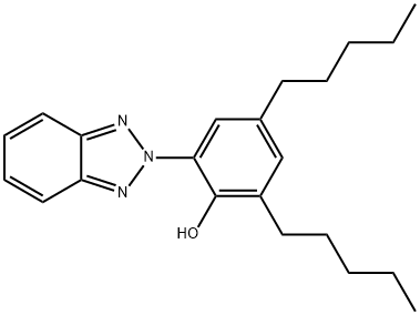 2-(2'-Hydroxy-3',5'-dipentylphenyl)benzotriazole Structure