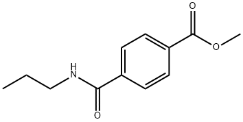 Methyl 4-(propylcarbaMoyl)benzoate Structure