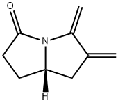 3H-Pyrrolizin-3-one,hexahydro-5,6-bis(methylene)-,(7aS)-(9CI) 구조식 이미지