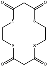 1,4,8,11-Tetrathiacyclotetradecane-5,7,12,14-tetrone Structure