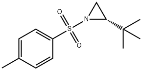 S-2-(1,1-디메틸에틸)-1-[(4-메틸페닐)술포닐]-아지리딘 구조식 이미지