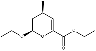 2H-Pyran-6-carboxylicacid,2-ethoxy-3,4-dihydro-4-methyl-,ethylester,(2R,4R)-(9CI) 구조식 이미지