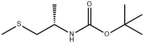 Carbamic acid, [(1S)-1-methyl-2-(methylthio)ethyl]-, 1,1-dimethylethyl ester Structure