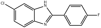 5-클로로-2-(4-플루오로페닐)-벤즈이미다졸 구조식 이미지