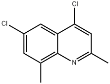 4,6-DICHLORO-2,8-DIMETHYLQUINOLINE Structure