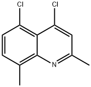 4,5-DICHLORO-2,8-DIMETHYLQUINOLINE Structure