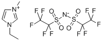 1-ETHYL-3-METHYLIMIDAZOLIUM BIS(PENTAFLUOROETHYLSULFONYL)IMIDE, 99% [EMIBETI] Structure