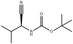 Boc-L-Val-nitrile Structure