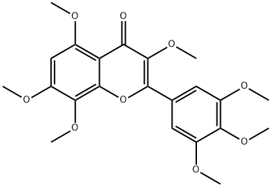 3,3',4',5,5',7,8-Heptamethoxyflavone 구조식 이미지