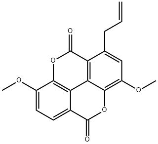 1-Allyl-catellagic Acid Diethyl Ether Structure