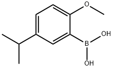 5-ISOPROPYL-2-METHOXYBENZENEBORONIC ACID Structure