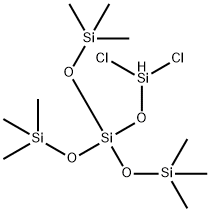 TRIS(TRIMETHYLSILOXY)SILOXYDICHLOROSILANE Structure