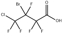 3-Бром-4-chloropentafluorobutyric кислота структурированное изображение