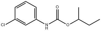 butan-2-yl N-(3-chlorophenyl)carbamate Structure