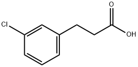 3 - (3-хлорфенил) пропионовой кислоты структурированное изображение