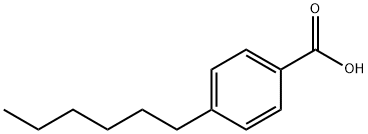 4-гексилбензойная кислота структурированное изображение