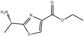 4-Thiazolecarboxylicacid,2-[(1S)-1-aminoethyl]-,ethylester(9CI) Structure