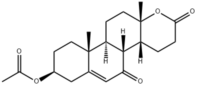 3-ACETYL-7-KETO-DHEA 구조식 이미지