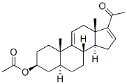 3beta-hydroxy-5alpha-pregna-9(11),16-dien-20-one 3-acetate 구조식 이미지