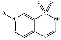 2H-Pyrido[4,3-e]-1,2,4-thiadiazine,1,1,7-trioxide(9CI) Structure