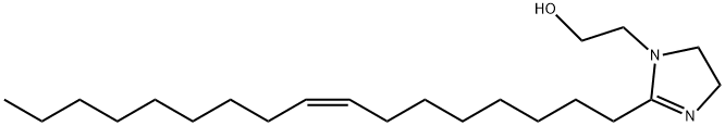 (Z)-2-(8-heptadecenyl)-4,5-dihydro-1H-imidazole-1-ethanol Structure