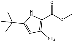 1H-Pyrrole-2-carboxylicacid,3-amino-5-(1,1-dimethylethyl)-,methylester(9CI) Structure