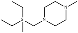 Piperazine, 1-[(diethylmethylsilyl)methyl]-4-methyl- (8CI) Structure