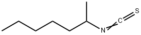 2-HEPTYL ISOTHIOCYANATE Structure