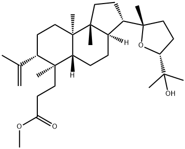 (24S)-20,24-Epoxy-25-hydroxy-3,4-secodammar-4(28)-en-3-oic acid methyl ester 구조식 이미지