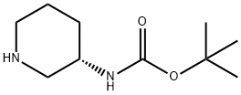 (S)-3-N-Boc-아미노피페리딘 구조식 이미지