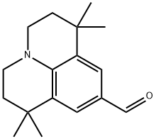 1,1,7,7-Tetramethyljulolidine-9-carboxaldehyde 구조식 이미지