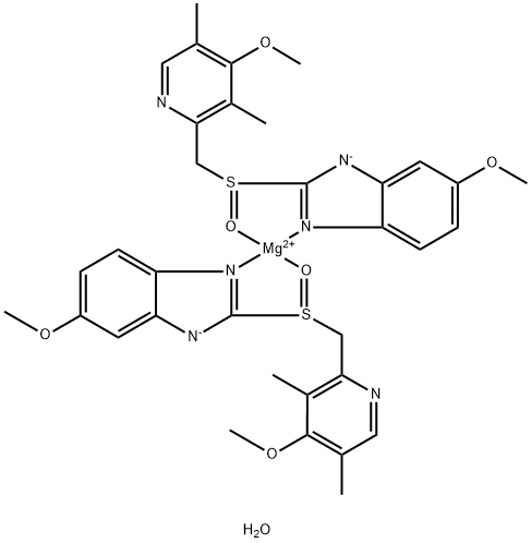 Omeprazole Magnesium Trihydrate Structure