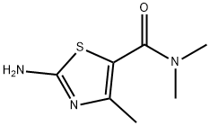 2-아미노-4-메틸-티아졸-5-카르복실산디메틸아미드 구조식 이미지